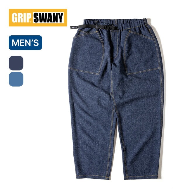 GRIP SWANY グリップスワニー デニムライクパンツルーズフィット
