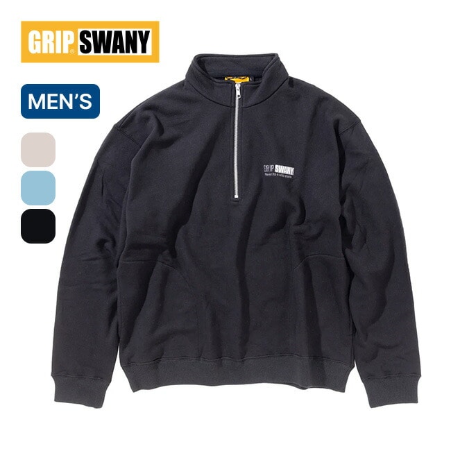 GRIP SWANY グリップスワニー GSスウェットハーフジップ
