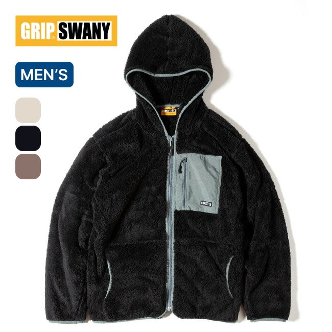 GRIP SWANY グリップスワニー コーラルフリースフーディー