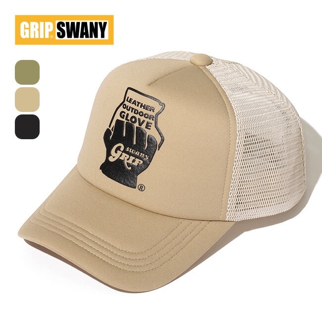 GRIP SWANY グリップスワニー グローブロゴトラッカーキャップ