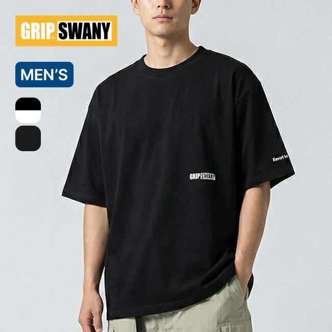 GRIP SWANY グリップスワニー ワイドボックスロゴTEE