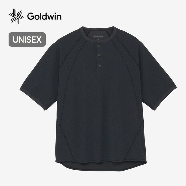 GOLDWIN ゴールドウィン メッシュWFアクチノイドヘンリーネックTシャツ ユニセックス