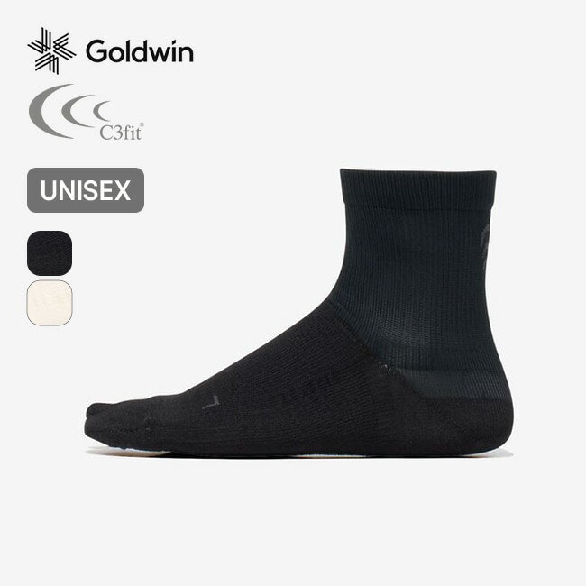 GOLDWIN C3fit ゴールドウィン シースリーフィット ペーパーファイバータビクオーターソックス ユニセックス