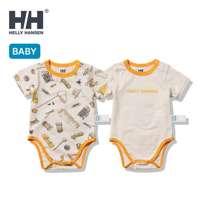 HELLY HANSEN ヘリーハンセン マイファーストHHアウトドアプリントロンパースセット【ベビー】