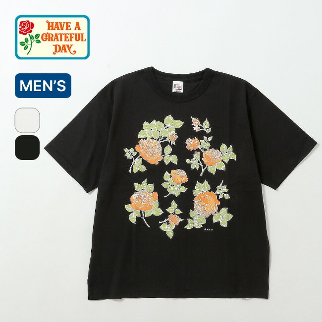 HAVE A GRATEFUL DAY ハブアグレイトフルデイ Tシャツ-ソーメニーローズ