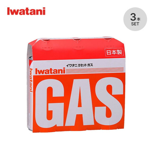 IWATANI イワタニ カセットガス(3本パック)オレンジ