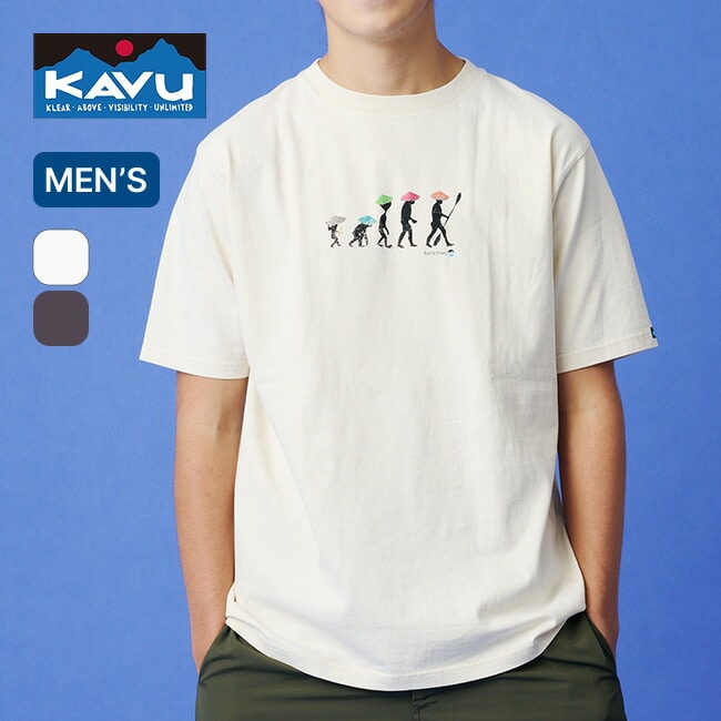 KAVU カブー バックトゥーネイチャーTee