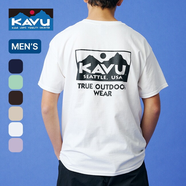 KAVU カブー トゥルーロゴTee
