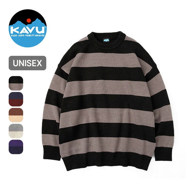KAVU カブー ボーダーニット
