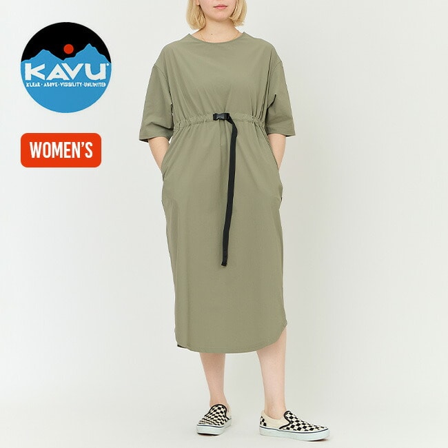 KAVU カブー ウェービングテープドレス