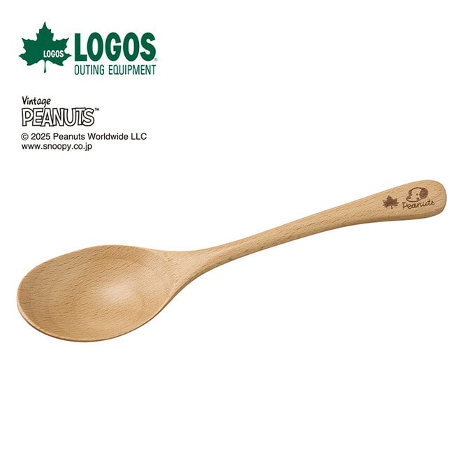 LOGOS ロゴス スヌーピー(PEANUTS 75years)木製スプーン