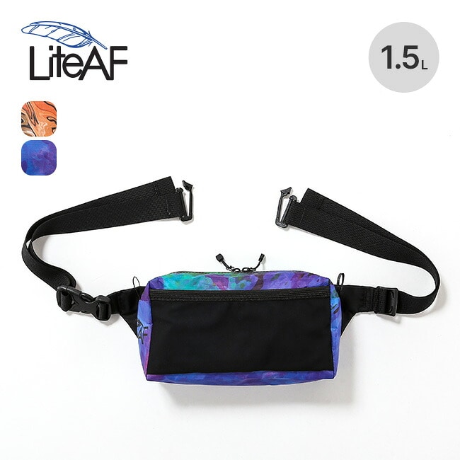 LiteAF ライトエーエフ プリンテッドダイニーマフェザーウェイトファニーパック