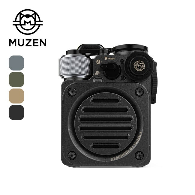 muzen ミューゼン ワイルドミニ第2世代ブルートゥーススピーカー