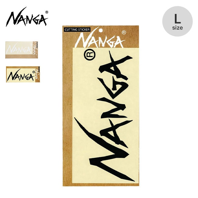 NANGA ナンガ NANGA ナンガロゴカッティングステッカーL