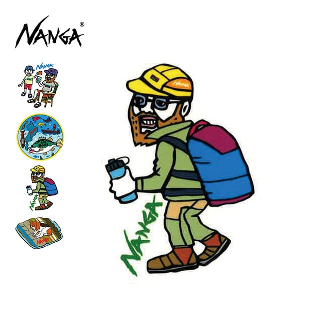 NANGA×USHIODA HIROAKI ナンガ×ウシオダヒロアキ ステッカー