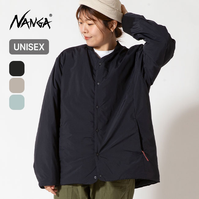 NANGA ナンガ ノーカラーソフトダウン カーディガン