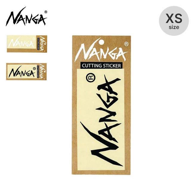 NANGA ナンガ NANGA ナンガロゴカッティングステッカーXS