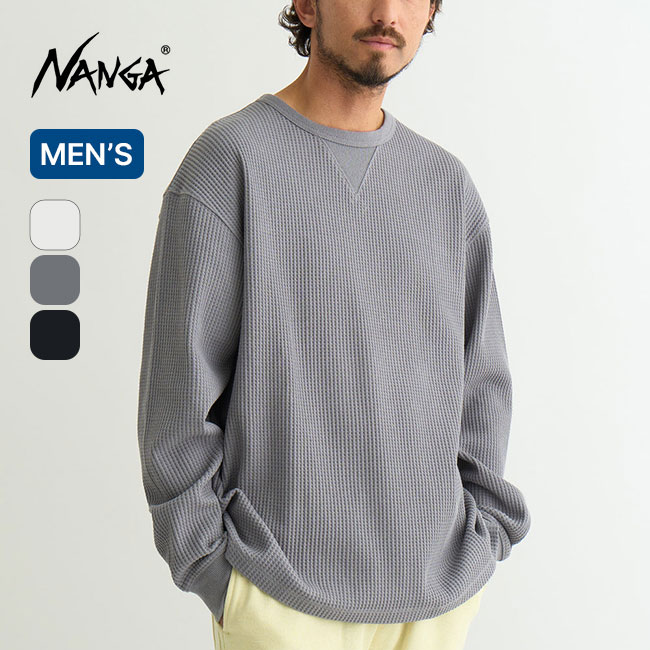 NANGA ナンガ エコハイブリッドワッフルロングスリーブTEE