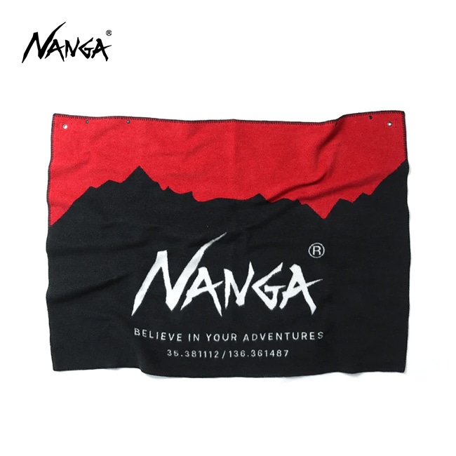 NANGA ナンガ フレームレジスタントロゴブランケット