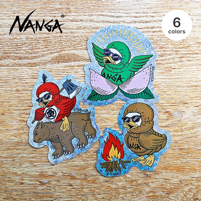 NANGA ナンガ ホログラフィックガーシーステッカー