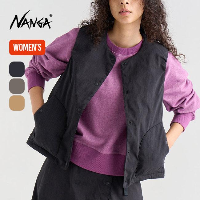 NANGA ナンガ ヒノックリップストップインナーダウンベスト【ウィメンズ】