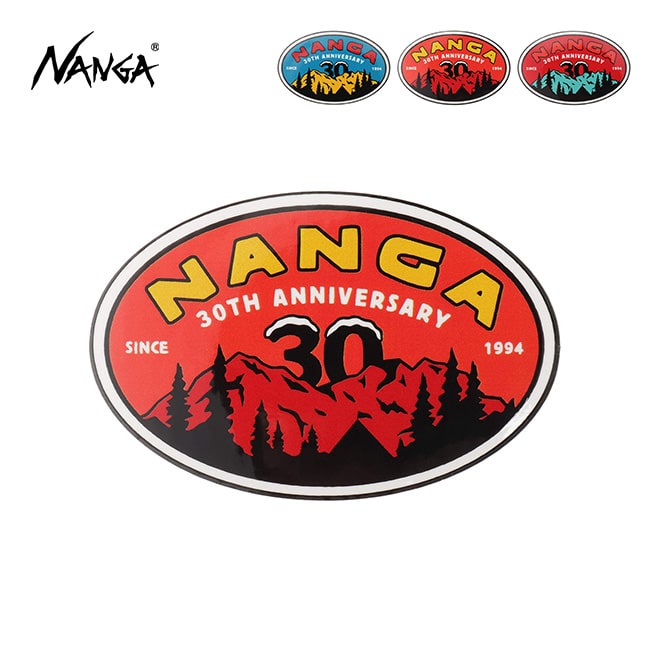 NANGA ナンガ 30thアニバーサリーステッカーオーバル
