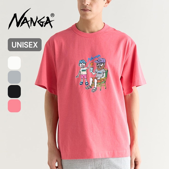 NANGA×USHIODA HIROAKI ナンガ×ウシオダヒロアキ エコハイブリッドTEE(FAM PT)