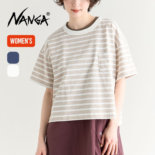 NANGA ナンガ エコハイブリッドボーダーTEE【ウィメンズ】