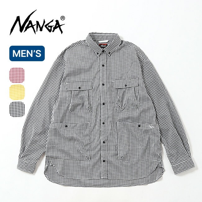 NANGA ナンガ ギンガムチェックキャンプシャツ