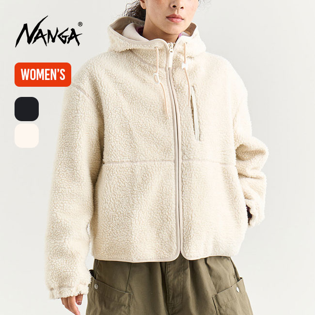 NANGA ナンガ ボアフリースフルジップパーカ【ウィメンズ】