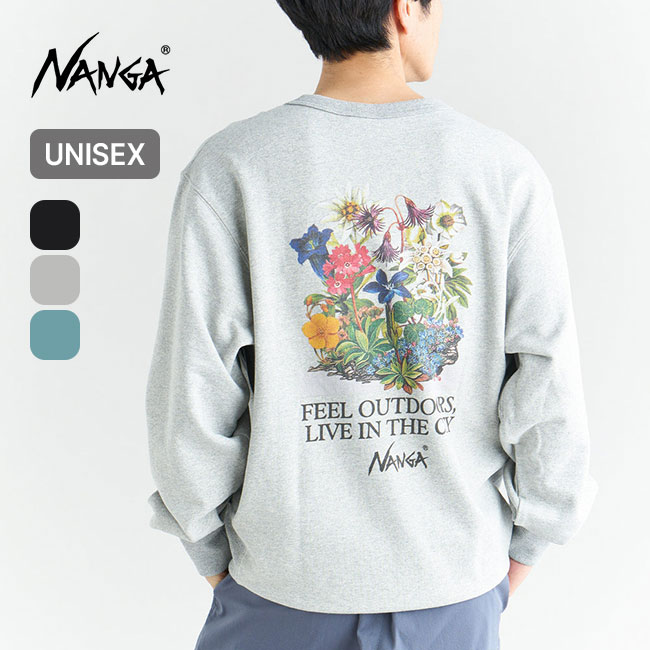 NANGA ナンガ エコハイブリッドヴィンテージフラワースウェットシャツ