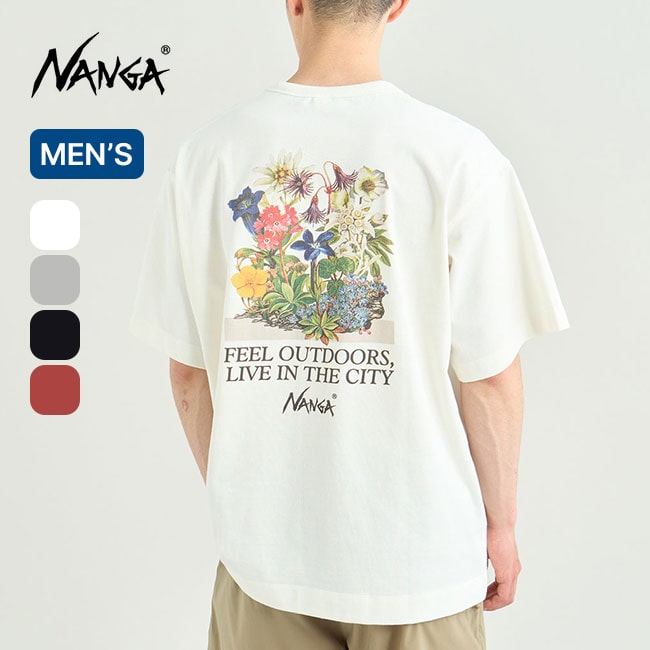 NANGA ナンガ エコハイブリッドヴィンテージフラワーTEE