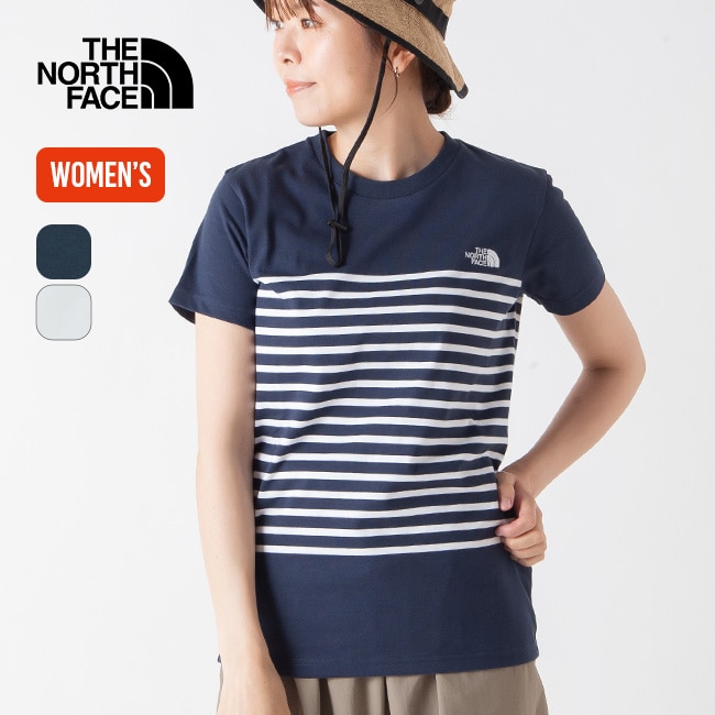 THE NORTH FACE ノースフェイス S/S パネルボーダーTee【ウィメンズ】