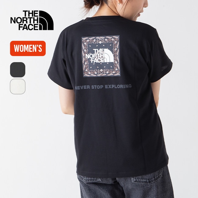 THE NORTH FACE ノースフェイス S/S バンダナスクエアロゴTee【ウィメンズ】