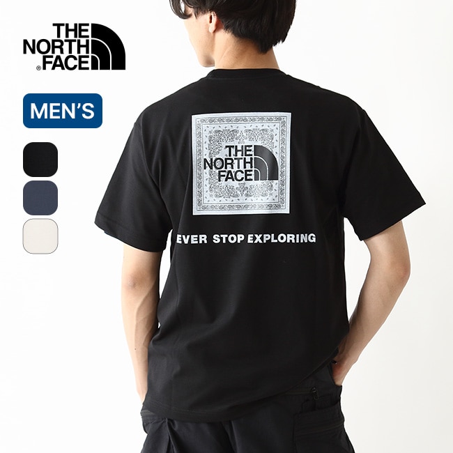 THE NORTH FACE ノースフェイス S/SバンダナスクエアロゴTee メンズ