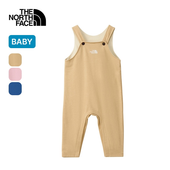 THE NORTH FACE ノースフェイス スウェットロゴオーバーオール【ベビー】