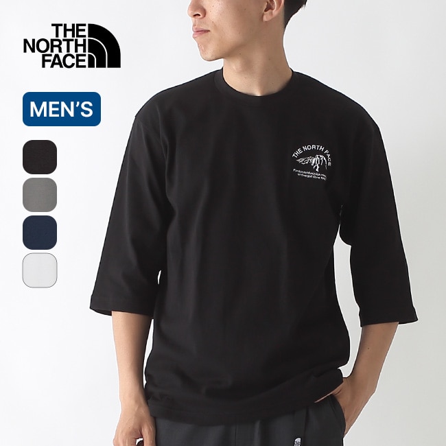 THE NORTH FACE ノースフェイス クォータースリーブワンポイントロゴTee メンズ