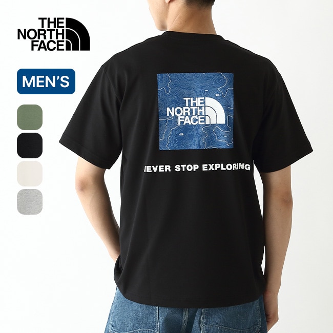 THE NORTH FACE ノースフェイス S/SバックスクエアトラバースロゴTee メンズ