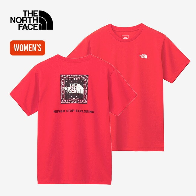 THE NORTH FACE ノースフェイス S/SバンダナスクエアロゴTee【ウィメンズ】