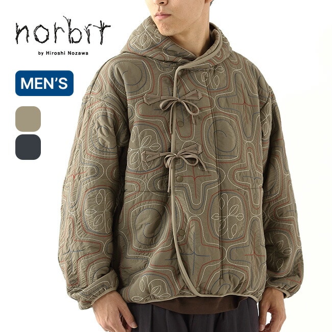 norbit ノービット アイヌキルテッドフードジャケット