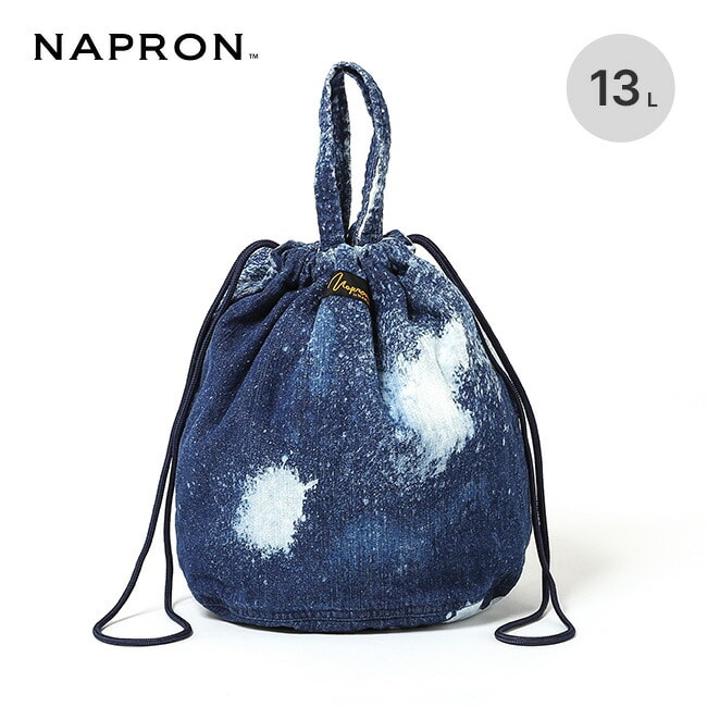 NAPRON ナプロン ブリーチデニムペーシェントバッグ13L