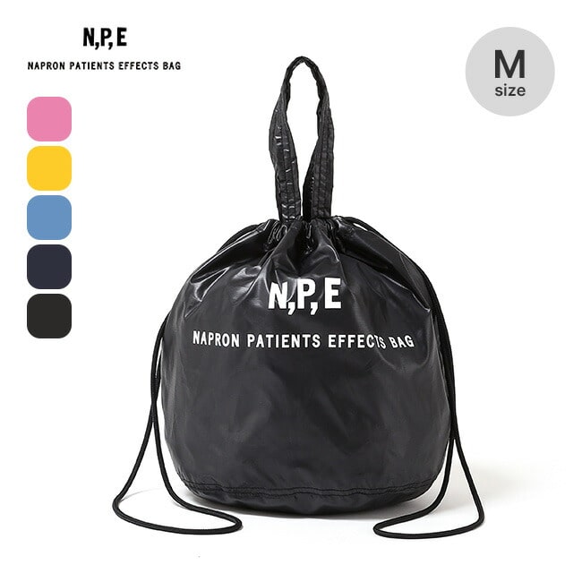N.P.E NAPRON PATIENTS EFFECTS BAG エヌピーイーナプロンペイシェントエフェクトバッグ ペットボトルリサイクリングパッカブルペイシェントバッグ M