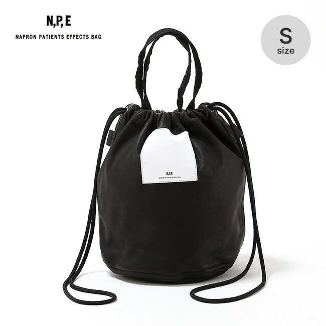 N.P.E NAPRON PATIENTS EFFECTS BAG エヌピーイーナプロンペイシェントエフェクトバッグ カウレザーペイシェントバッグ S