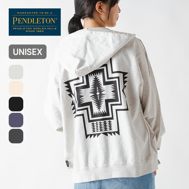 PENDLETON ペンドルトン バックプリントジップアップフーディ