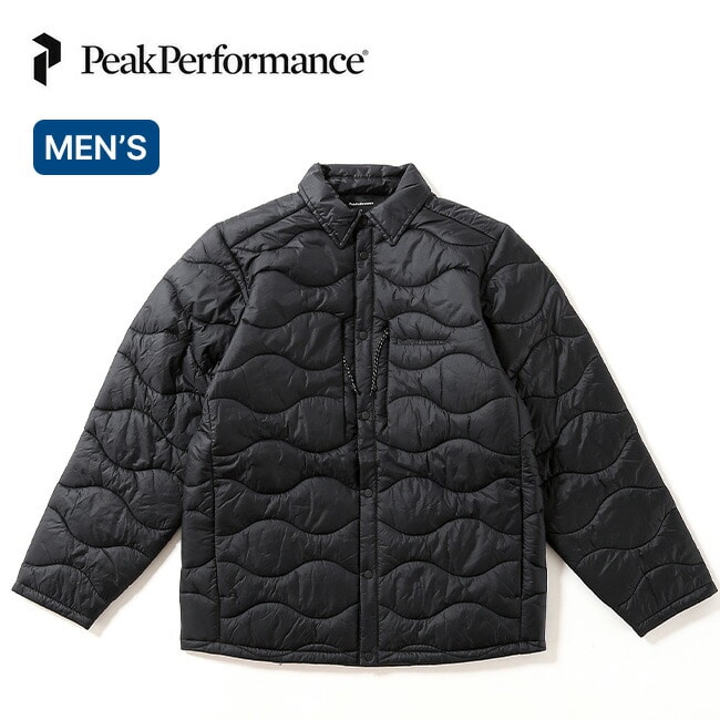 PeakPerformance ピークパフォーマンス ヘリウムシンセティックオーバーシャツ メンズ