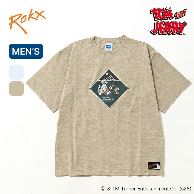 ROKX×Tom＆Jerry ロックス×トム＆ジェリー プレイイングTEE