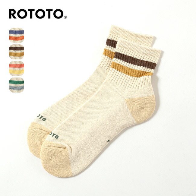 ROTOTO ロトト レトロアスレチックアンクルソックス