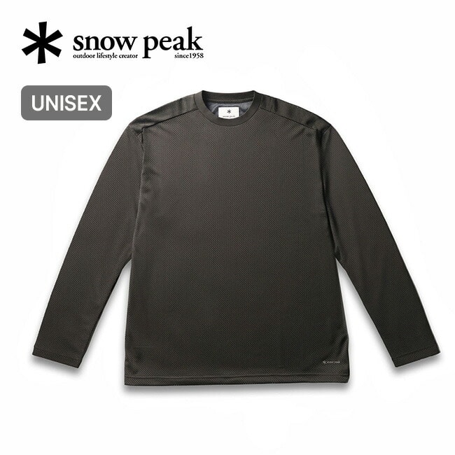 snow peak スノーピーク インセクトシールドメッシュL/S Tシャツ
