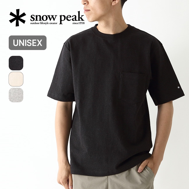 snow peak スノーピーク リサイクルコットンTシャツ