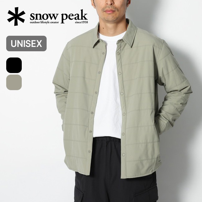 snow peak スノーピーク フレキシブルインサレーテッドシャツ